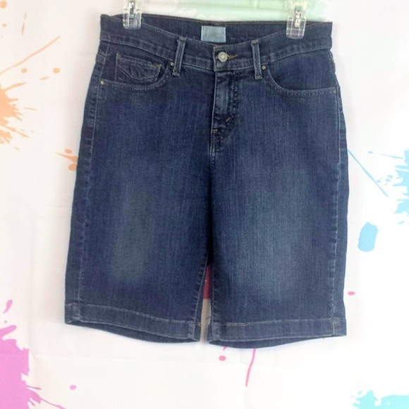 slimming jean shorts